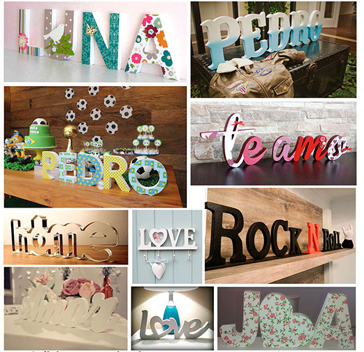 letras minis personalizadas